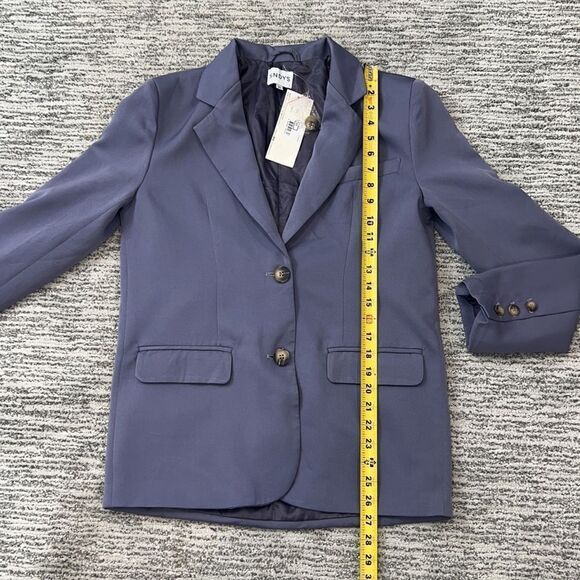 NWT SNDYS x Revolve Axel Blazer Blue Lavender XS - Picture 9 of 16